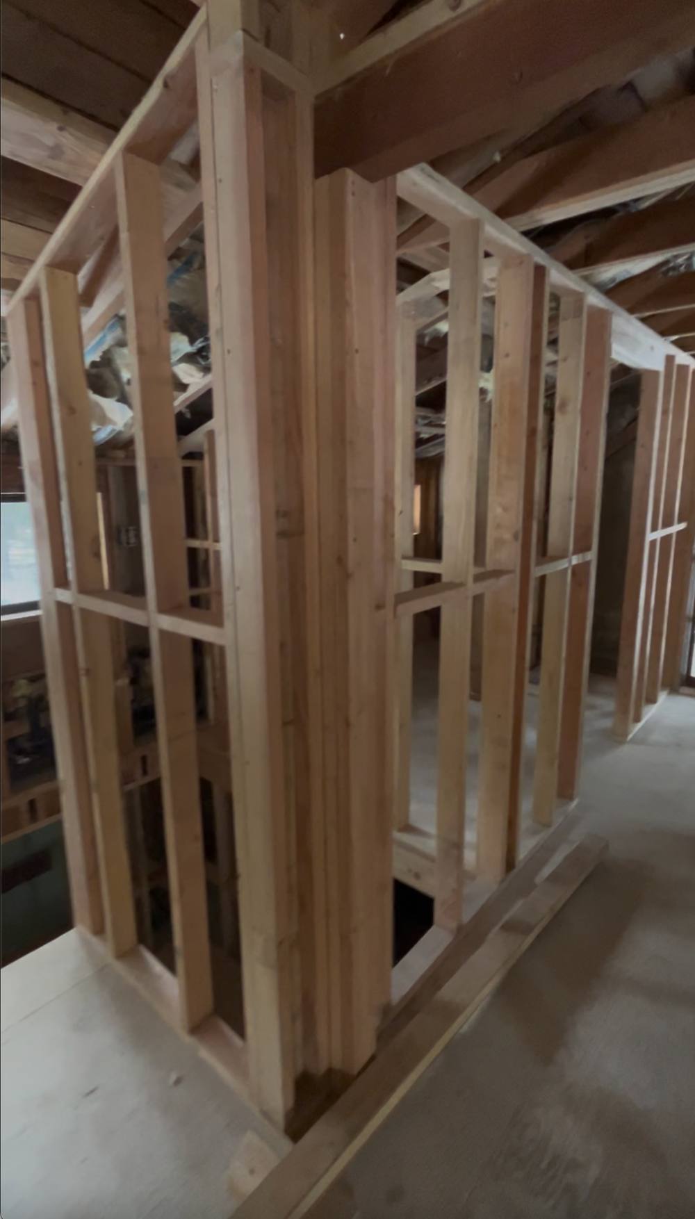 Interior restoration underway